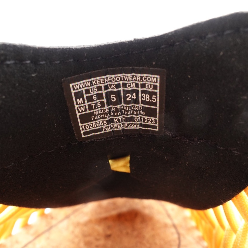 NEW Women's KEEN Uneek II Convertible X Sandals 1028665 Black/Yellow - Picture 8 of 12
